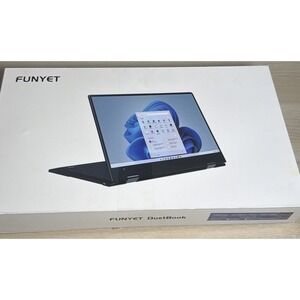 T25~Funyet Duetbook Magbook 14.1 Inch 1920*1080 Pixel Black Laptop